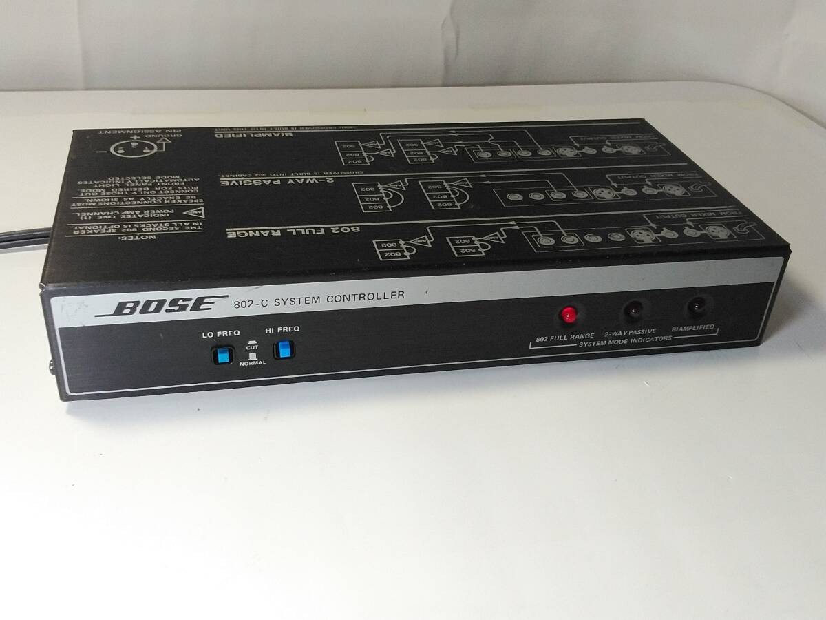 BOSE 802cⅡ SYSTEM CONTROLLER　システムコントローラー Bose 802C ii System Controller Rare Black Rackmount 802CII