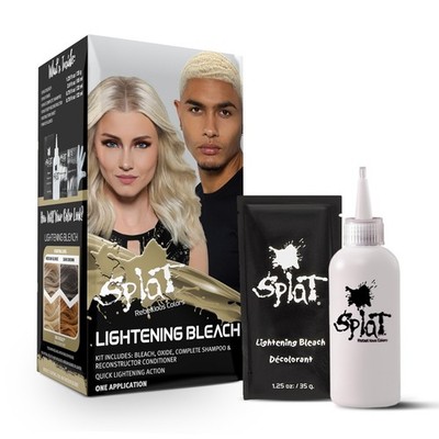 LOT OF 3 BOXES Splat Lightening Bleach Kit Includes Oxide, Lightening Bleach