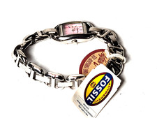 Fossil F2 ES1321 Women s Stainless Steel Silver Dial Watch Pink Face