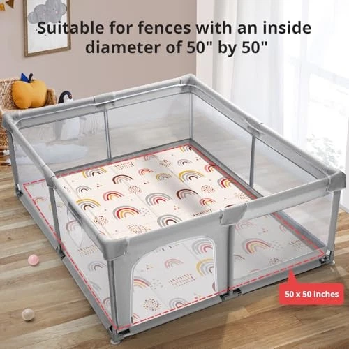 Foldable Baby Play Mat, PIGLOG Waterproof Playmats for Babies and Toddlers Kids
Opens in a new windo
