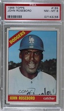1966 Topps John Roseboro Johnny Roseboro #189 PSA 8 2d2
