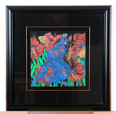 1992 Tiefeng Jiang ''Life'' Hand Signed L.E. HC 15/20 Framed Deckled Serigraph