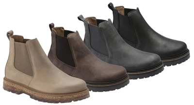birkenstock stalon chelseaboots neu ovp leder mocca black graphite sand castle