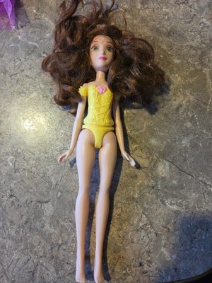 Disney Princess Belle Doll Hasbro 11.5  Yellow Dress 