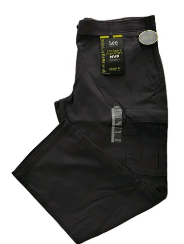 Lee Extreme Comfort MVP Gray Cargo Pants Men's Size 40x30 Straight Leg ...
