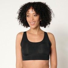 Rhonda Shear Invisible Edge Body Bralette Black LARGE