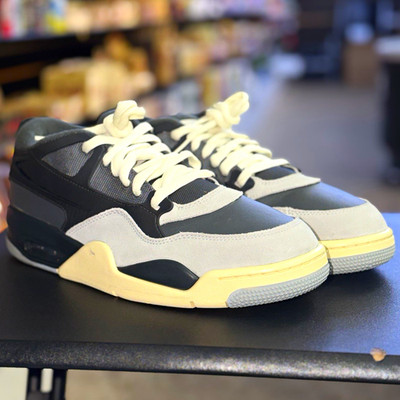 Nike Air Jordan 4 RM  Iron Grey  Men s Low Top Lace-Up Sneakers Colorblock