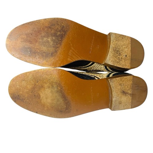 Oxford Robert Clergerie Japaille Natural y Azul Rafia con Cordones Talla EU 38 / US 8 - Imagen 7 de 17