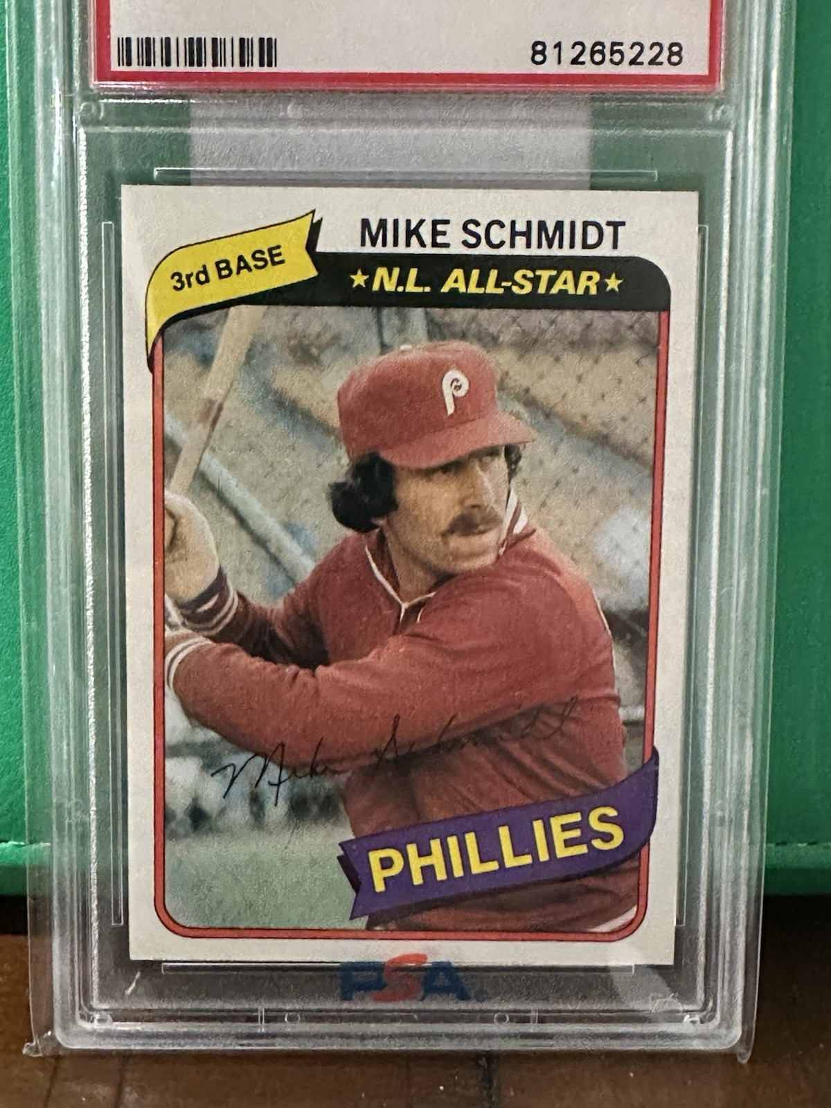 1980 TOPPS #270 MIKE SCHMIDT PHILLIES HOF PSA 10