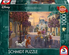 NEW Schmidt 59690 Thomas Kinkade Disney The Aristocats 1000 Pc Jigsaw Puzzle