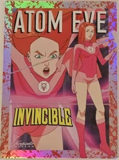 Invincible 2025 Keepsake Pop Art Card Atom Eve BLOOD SPLATTER #174