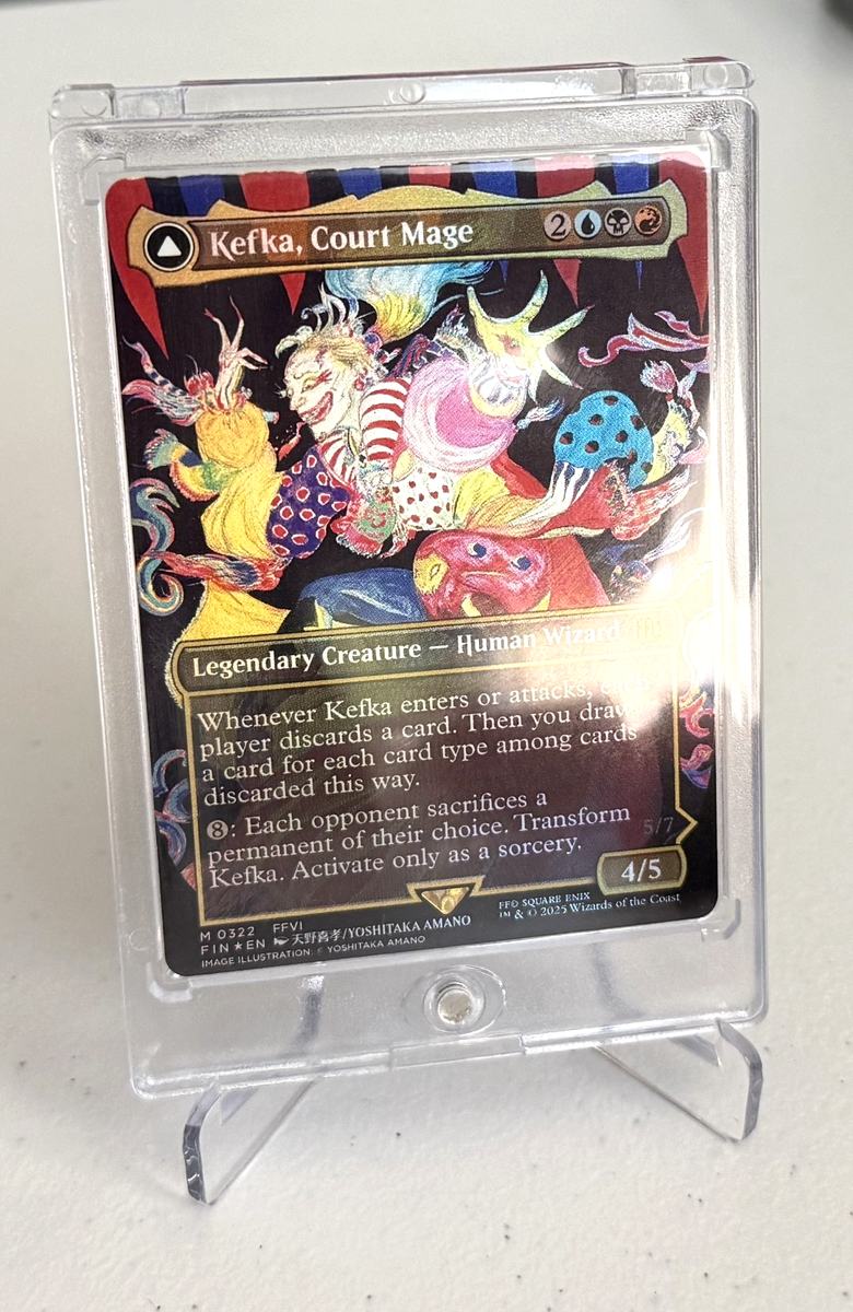 ERROR CARD Kefka, Court Mage Borderless Foil - 0322 - Final