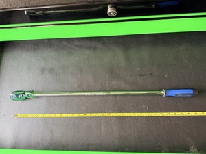 Cornwell CBRF530H Blue 28" Long Fine 100 Tooth 1/2" drive Ratchet Heavy Duty