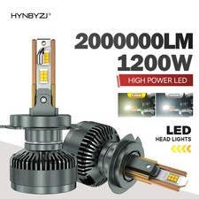 4300K H4 LED Headlight Bulb 2000000LM H1 H7 H11 9005 9006 6 Copper Tube LED Bulb