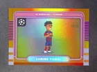 2025-26 Topps Flagship UEFA Lamine Yamal 8-Bit Shots Orange Refractor /25