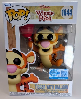 Funko Pop Tigger With Balloon 1644 Disney Exclusive Vinyl Figure + Protector