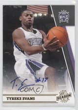 2010-11 Panini Season Update Signatures 49/99 Tyreke Evans #190 Auto 09m7