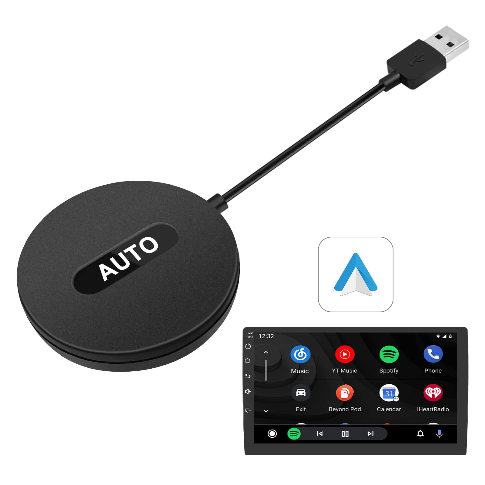 Dongle Android Auto Wireless 5.8GHz | Adattatore Alta Velocità per Auto OEM