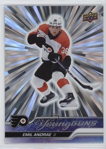 2023-24 Upper Deck Series 2 Young Guns Outburst Emil Andrae #466 Rookie RC