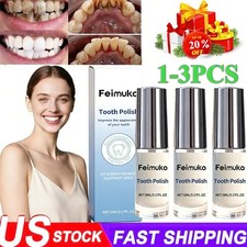 1-3PACK 5ml Tooth Polish,Tooth Paint, Natural Teeth Whitening Paint USA  20 off  