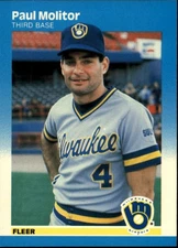 Paul Molitor cards (1987-2022) Brewers Twins Blue Jays - You Choose