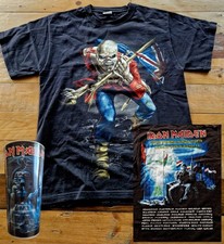 Iron Maiden Vintage Tour Tee Shirt 2010  11 Final Frontier Trooper M  Metal Rock