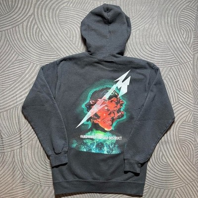 Metallica hardwired to self destruct zip hoodie size Small