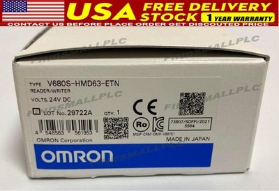Omron V680S-HMD63-ETN RFID System Reader Writer DC24V