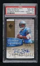 2007 Ultimate Collection Signatures Gold 27/50 Drew Stanton PSA 10 Auto 06bg
