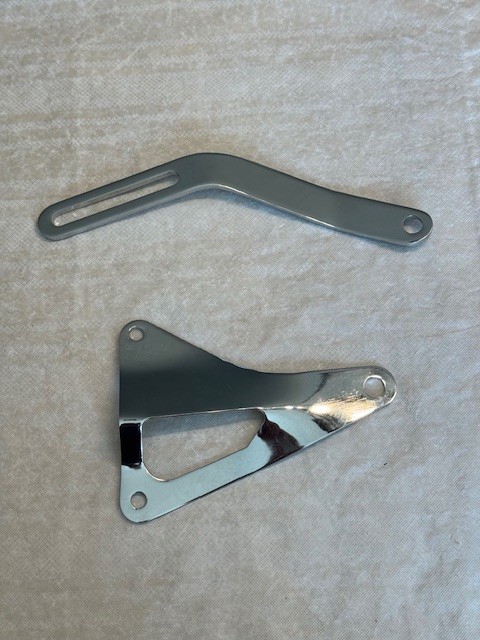 Ford Alternator Bracket SB Ford 260 289 302 Mustang Mercury Cougar V8 Chrome