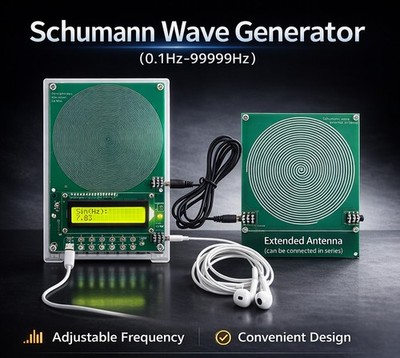 Schumann Wellen Generator 0.1Hz-99999Hz Frequenztherapie-Gerät Bioresonanz-Gerät