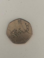 2011 Olympic Basketball 50p Coin Circulated Good Condition - Available on eBay