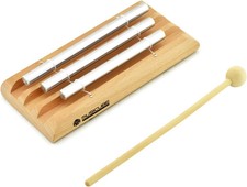 Meditation Chime with 3 Tone C-E-G Wooden Hand-held Chimes for Classroom Manag