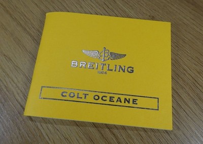 BREITLING COLT OCEANE OCEAN A77380 33 mm Booklet Anleitung Manual