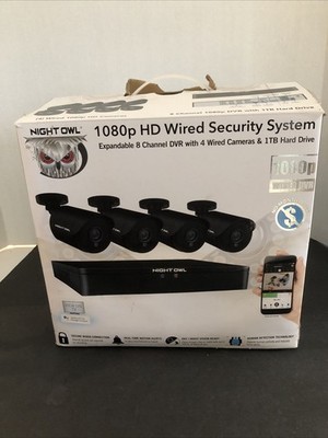 Night Owl 1080p Wi-fi Smart Security System With 4 Cameras 1tb Hard Drive