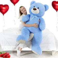 Giant Teddy Bear Stuffed Animal 4 Feet,51'' Big Teddy Bear for Girlfriend Boy...