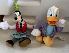 Vintage Disney House of Mouse Goofy  Donald Duck Plush Toys McDonald's