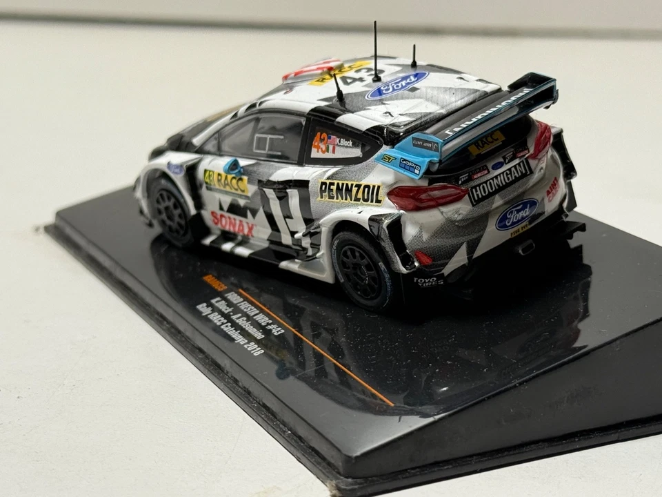 Ford Fiesta WRC, #43 Ken Block, Rallye RACC Catalunya 2018, IXO 1:43 - Bild 3 von 4