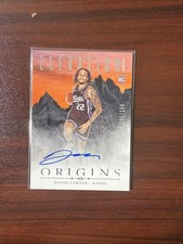 Devin Carter 2024-25 Panini Origins RC Elevation on Card Auto SP 105/150 #ES-DEV
