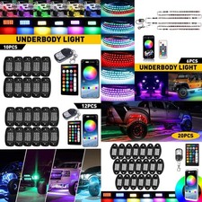RGB Car Strip Light Music Dreamcolor Chasing Bluetooth Waterproof Underglow B