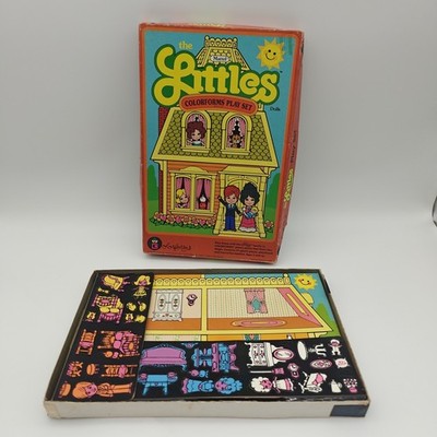 1981 Mattel The Littles Colorforms Play Set #649 Great Set See Photos