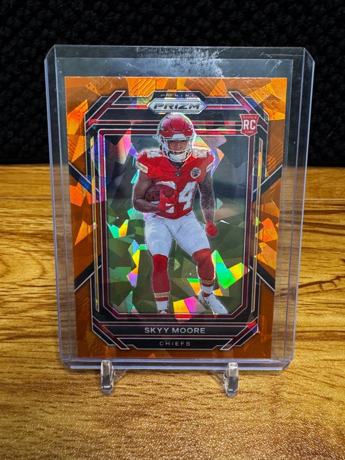 2022 Panini Prizm - Rookies Skyy Moore #331 Orange Ice Prizm (RC)