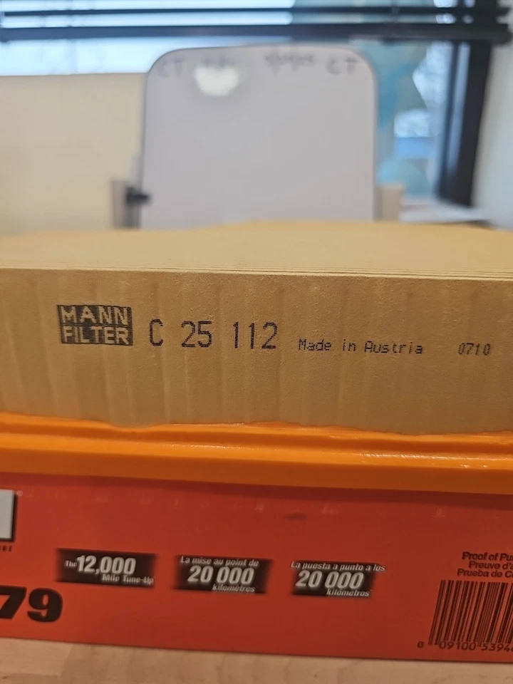 Фильтр Fram/Mann Pass правая панель EnguneAir CA10579 для BMW E60 E63 M5 M6 06-10 - Изображение 2 из 4