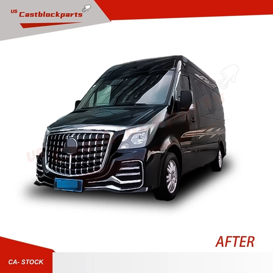 For 2014~2019 Mercedes-Benz Sprinter 2500 W906 Upgrade Front Bumper Body Kit - Image 3 of 3