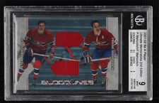 2001-02 ITG Ultimate Memorabilia 2nd Edition 8/20 Pete Mahovlich Frank BGS 9 4f5