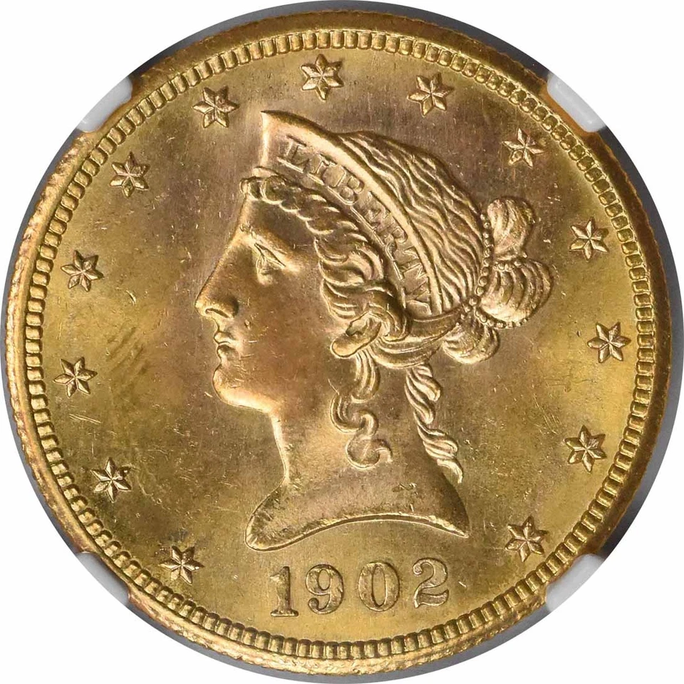 1902-S $10 Gold Liberty Head MS64 NGC - Image 3 of 4