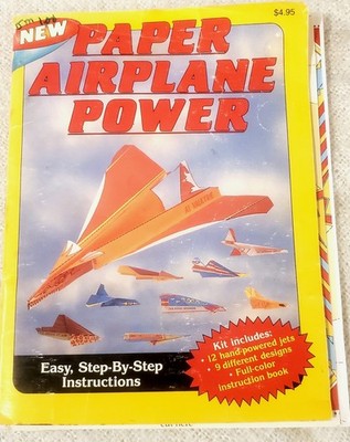 Paper Airplane Power/ Materials & Instructions To Create Paper Planes