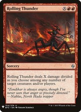 x1 Rolling Thunder - Mystery Booster - NM - MTG