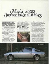 1980 MAZDA Brochure / Catalog: 626,RX-7, GLC, PICKUP TRUCK, Pick Up, RX7,B2000,
