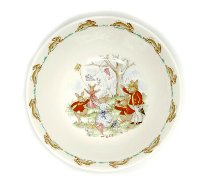 Royal Doulton Bunnykins Porcelain Bowl Child's Dish Kites Bone China 